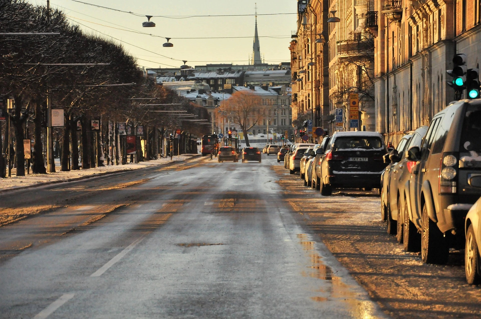 Stockholm en tidig vinterkväll