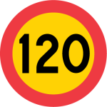 C31-12: Hastighetsbegränsning 120km/h