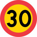 C31-3: Hastighetsbegränsning 30km/h