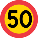 C31-5: Hastighetsbegränsning 50km/h